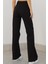 Likralı Süper Yüksek Bel Wide Leg Jean Salaş Geniş Paça Kot Pantolon (Süper Yüksek) 5