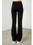 Ispanyol Paça Yüksek Bel Flare Jeans (Toparlayıcı) Simsiyah 1