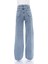 Mavi Kar Yıkamalı Likralı Salaş Bol Paça - Wide Leg Jeans (Süper Yüksek Bel) 2