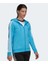 Essentials Single Jersey 3-Stripes Full-Zip Kapüşonlu Üst HL2057 3