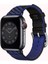 Apple Watch Ultra 49 mm Uyumlu Hermes Hasır Kumaş Kordon Renkli Özgün Tasarım Kayış 3