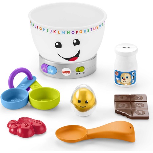 Fisher-Price Eğlen & Öğren Mutfak Seti (Türkçe ve İngilizce), Pişirme Temalı, Müzikli Oyun Seti GMX54
