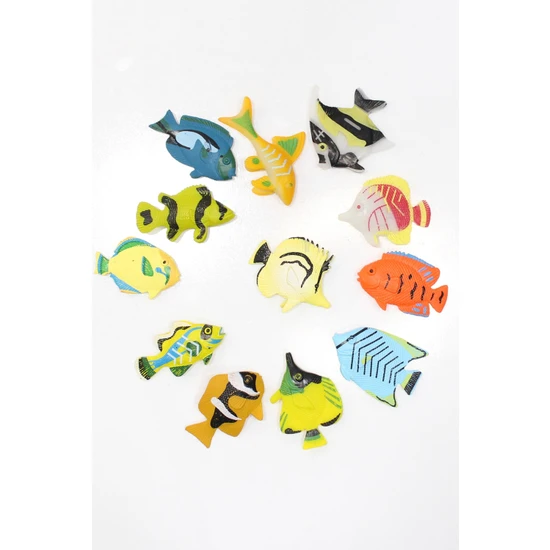 Toyaş 12 Parça Okyanus Resif Canlıları Balık Figür Oyun Seti