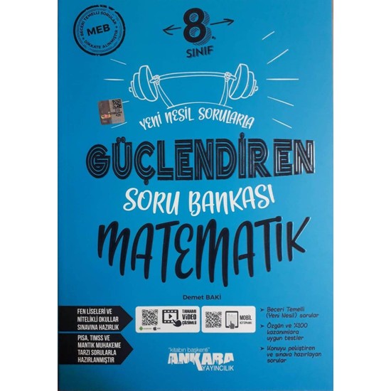 Ankara Yayıncılık 8.sınıf Lgs Güçlendiren Matematik Soru Kitabı