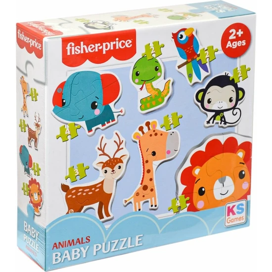 Fisher-Price 13413  Baby Puzzle Animals