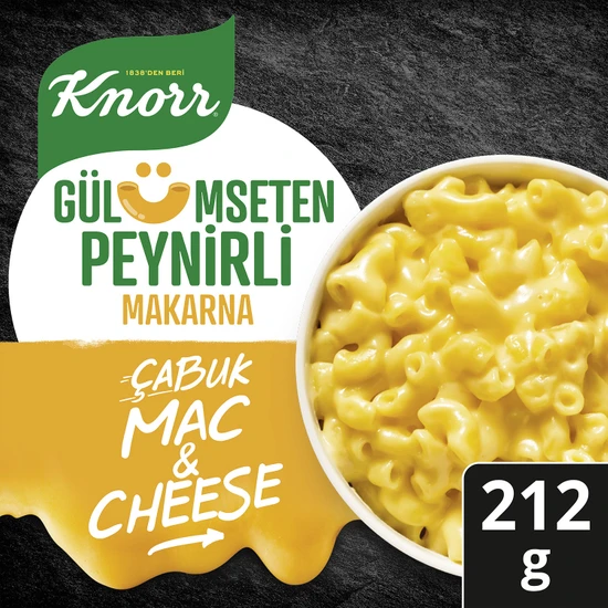Knorr Çabuk Mac And Cheese Peynirli Makarna 212 gr
