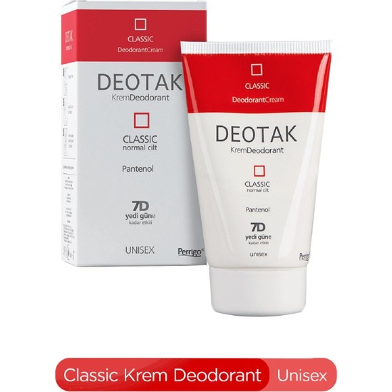 Deotak Krem Deodorant Classic 35 Ml Fiyatı Taksit Seçenekleri