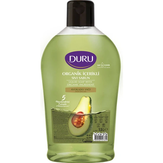 Duru Organik İçerikli Avokado Sıvı Sabun 1,5Lt