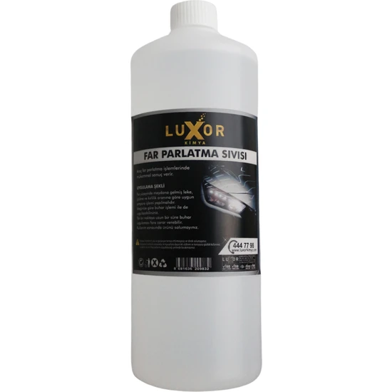 Luxor Kimya 1.250 Kg Far Parlatıcı ince kloroform pleksi yapıştırıcı