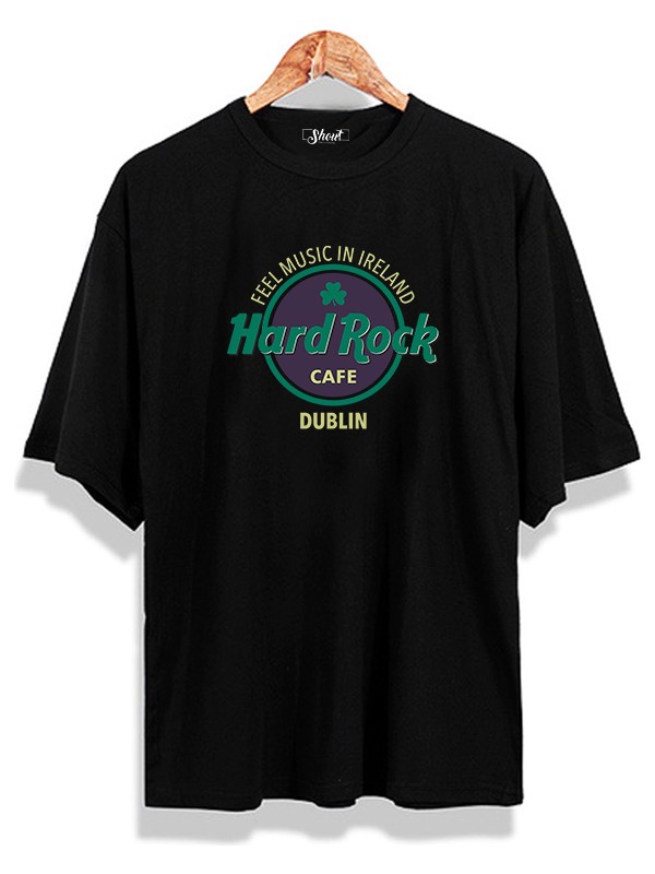 Shout Oversize Hard Rock Cafe Dublin Unisex TShirt Fiyatı