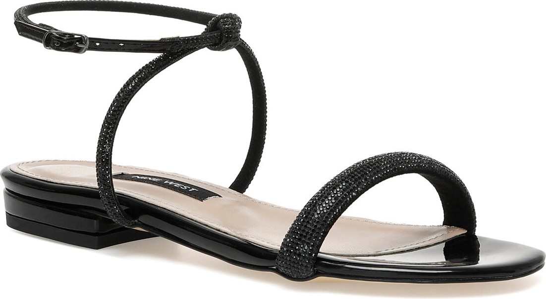 Nine West Selgen 2pr Siyah Kadın Düz Sandalet görsel 6