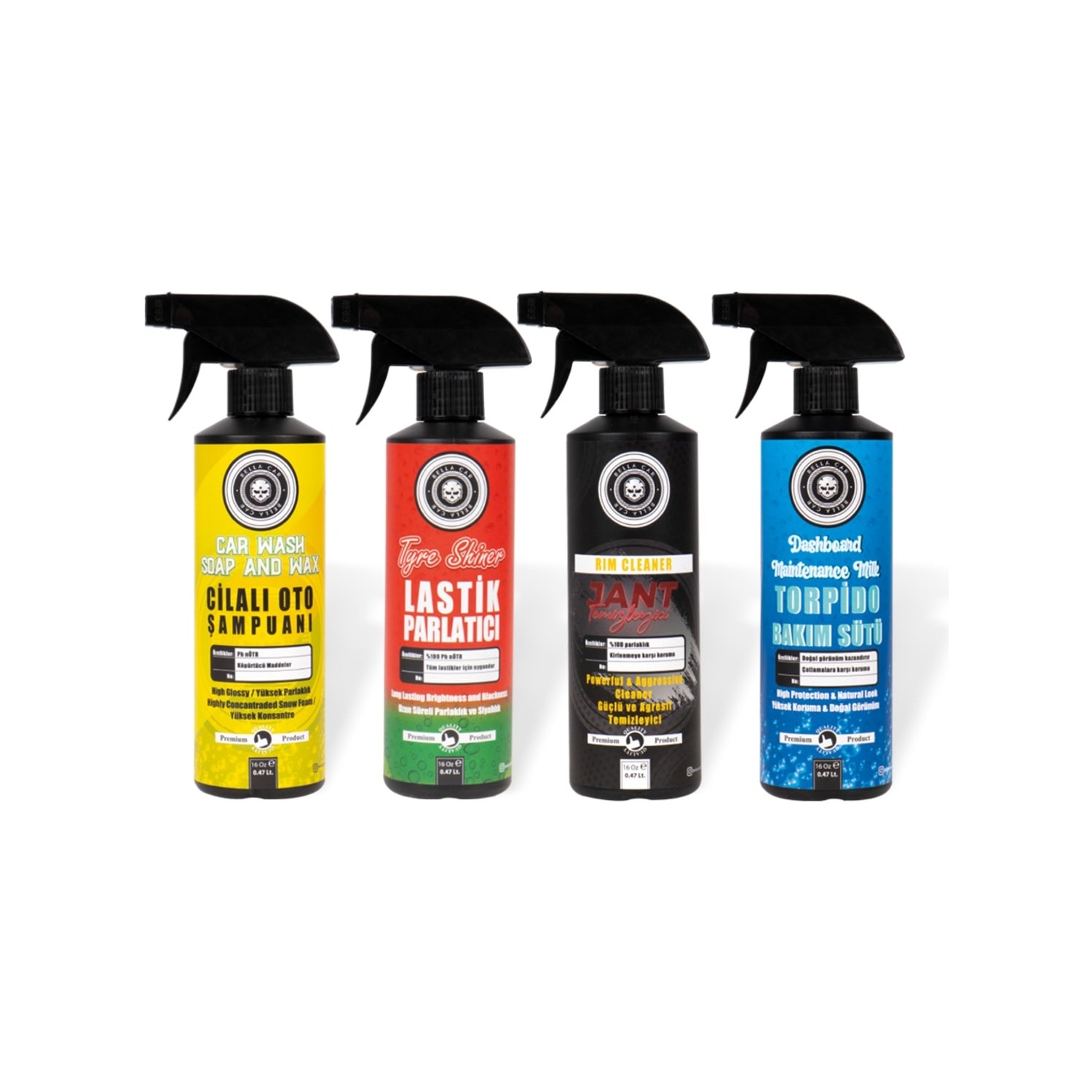 Bella Car Care Oto 4'lü Tam Yıkama Seti Fiyatı Taksit Seçenekleri