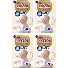 Goo.N Goon Premium Soft Bebek Bezi Jumbo 4 Beden 34'lü x 4 Adet