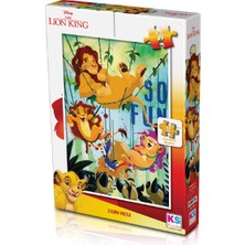 KS Games Ks  Puzzle 50 Parça Lion King Aslan Kral