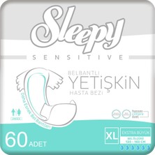 Sleepy 2'Li Sleepy Xlarge Yetişkin Hasta Bezi 30x2 (60 Adet)