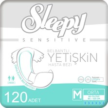 Sleepy 4'Lü Sleepy Medium Yetişkin Hasta Bezi 30x4 Adet (120 Adet)