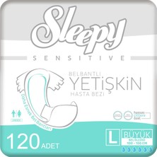 Sleepy 4'Lü Sleepy Large Yetişkin Hasta Bezi 30x4 Adet (120 Adet)