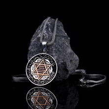 Takı925 925 Ayar Gümüş Mührü Süleyman Model Kolye