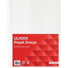 Noki UL100X A4 Poşet Dosya 100'LÜ Paket