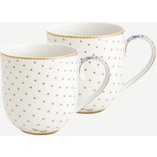 Pip Studio Royal White Beyaz Porselen Kupa Seti 200 Ml
