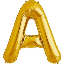 Çıtı Pıtı Store Buldum A Harfi Altın Gold Folyo Balon Harf