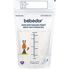 Bebedor 679 Süt Saklama Poşeti, Çok Renkli