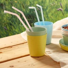 IKEA 6 Lı Çocuk Bardak Seti Pastel Renkler Meridyendukkan 6 Adet 23 cl