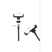 Pazariz LED Tripod Işıklı Telefon Tutucu Makyaj Işığı Ring Light 9 cm Çap