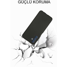 Caseworld Samsung Galaxy A04s Kapak Mat Siyah Yumuşak Silikon Kılıf