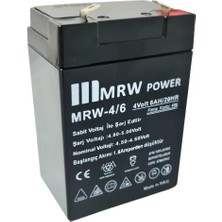 Mrw Power 4VOLT 6AMPER Akü 4V 6AH