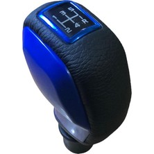 Moda Peugeot 508 Deri Kaplama Mavi Spor Vites Topuzu