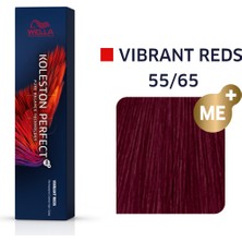 Wella Koleston Perfect Me+ 55/65 Red Permament Hair Color Cream 60ML