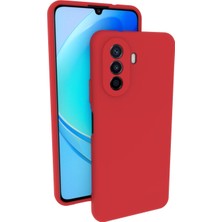Eonaks Huawei Nova Y70 Kılıf Kamera Korumalı Silikon Rubber Arka Kapak