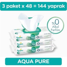 Prima Aqua Pure Islak Havlu Mendil 3'lü 144 Yaprak