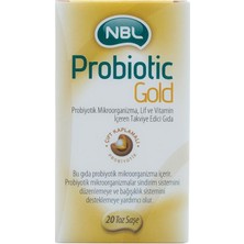 Probiotic Gold Probiyotik, Lif Ve Vitamin Içeren Takviye Edici Gıda 20 Toz Saşe