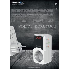 GALAXY Energy Voltaj Koruyucu Priz Galaxy