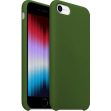 Buff iPhone Se/8/7 Rubber Fit Kılıf Military Green