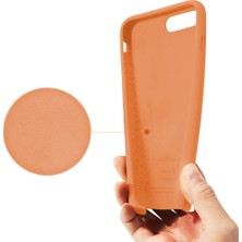 Buff iPhone Se/8/7 Rubber Fit Kılıf Light Orange