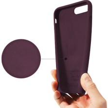 Buff iPhone Se/8/7 Rubber Fit Kılıf Plum