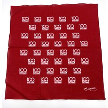 Naz Ipek Atatürk Imzası Pamuklu Fular Bandana