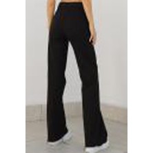 Livik Kadın Elsa 90's Wide Leg Siyah Extra Yüksek Bel Jeans Likralı Bol Paça Kot Pantolon
