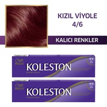 Wella Koleston Sıngle Tüp Boya 4/6 Kızıl Vıyole 2x Paket