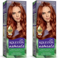 Wella Koleston Naturals Bakır Kumral 6/34 2x Paket