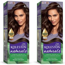Wella Koleston Naturals Kahve 4/0 2x Paket