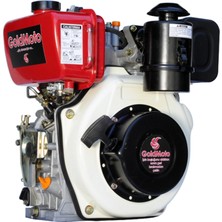 Nas Oto Tarım Goldmoto GM178FE-G7 Dizel Motor 7 Hp Marşlı Krank Mili Konik Kamalı