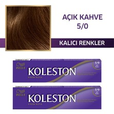 Koleston Sıngle Tüp Boya 5/0 Acık Kahve 2x Paket