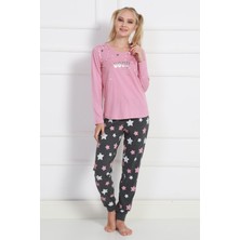 Vienetta Kadın Pijama Takım 9030322785 Pembe