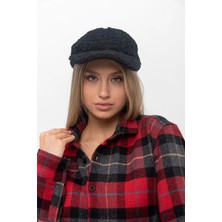 Saria Moda Kürklü Kadın Kep