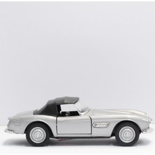 Toyaş Gri Bmw 507 1956 Çek Bırak Metal Oyuncak Araba 12 cm