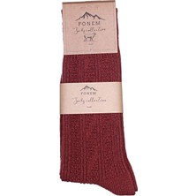 Fonem Erkek Kabartma Pirinç Desenli Çorap Fo 8017 Kiremit